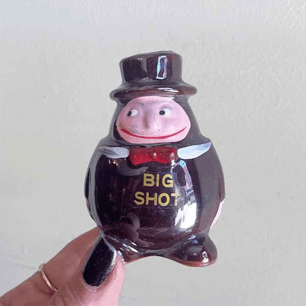 Vintage 1960's Shot Glass Friends