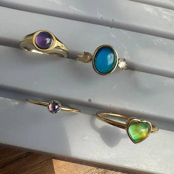 Moonstone Mood Ring