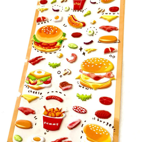 Burger Time Sticker Sheet