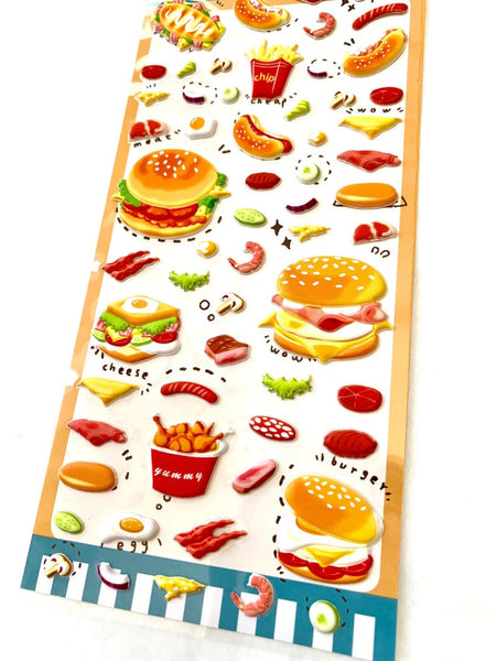 Burger Time Sticker Sheet