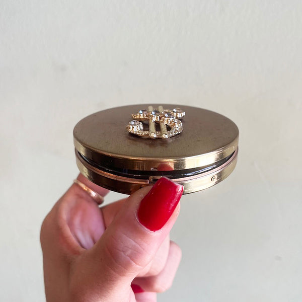 Vintage Gold Compact Wallet