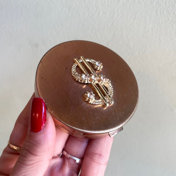 Vintage Gold Compact Wallet