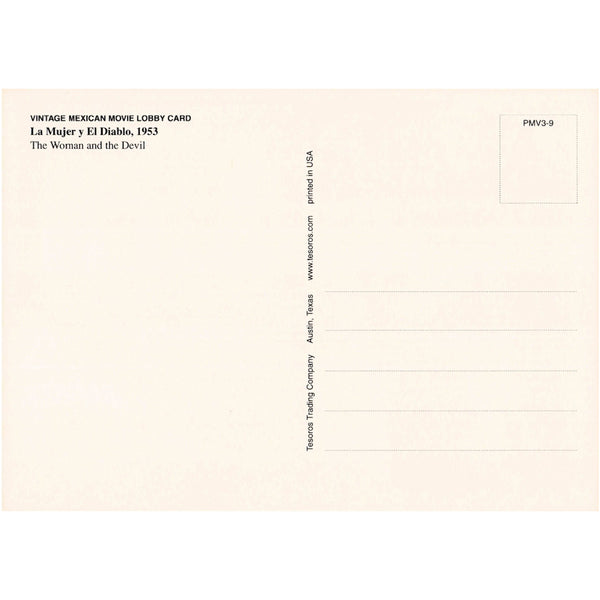 The Woman & The Devil Postcard