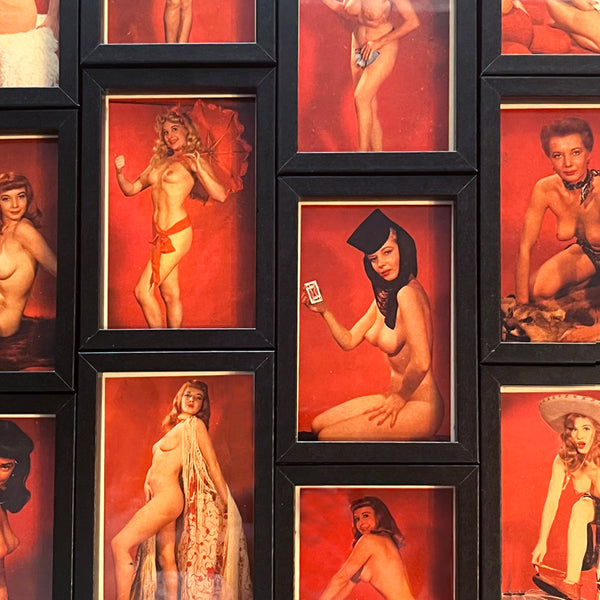 Vintage Mini Pin Up Girl Prints