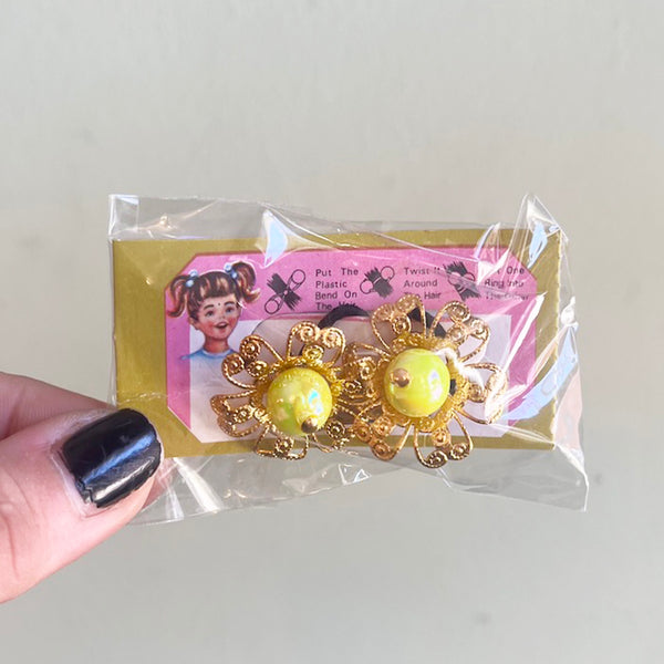 Vintage 1960's Hair Ties