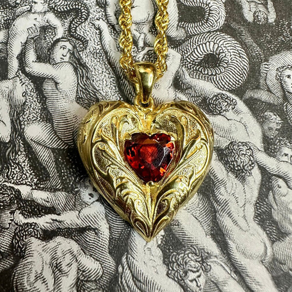 Doré Gold Heart Necklace