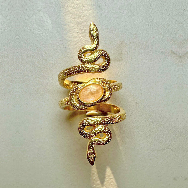 Hercules Knot Snake Ring