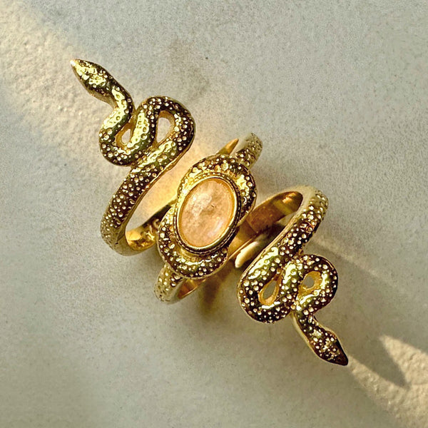 Hercules Knot Snake Ring