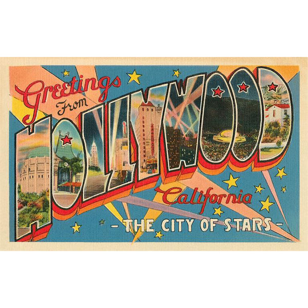 Hollywood Stars Postcard