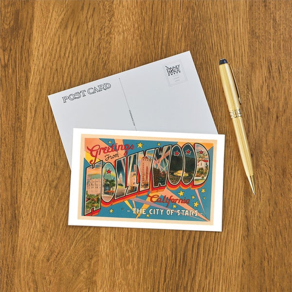 Hollywood Stars Postcard