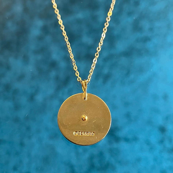 Vintage 1970's Zodiac Dial Necklace
