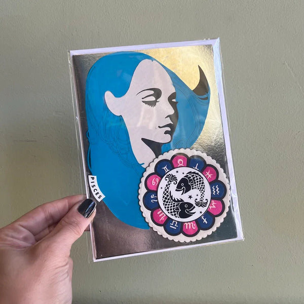 PISCES - One of a Kind Zodiac Card