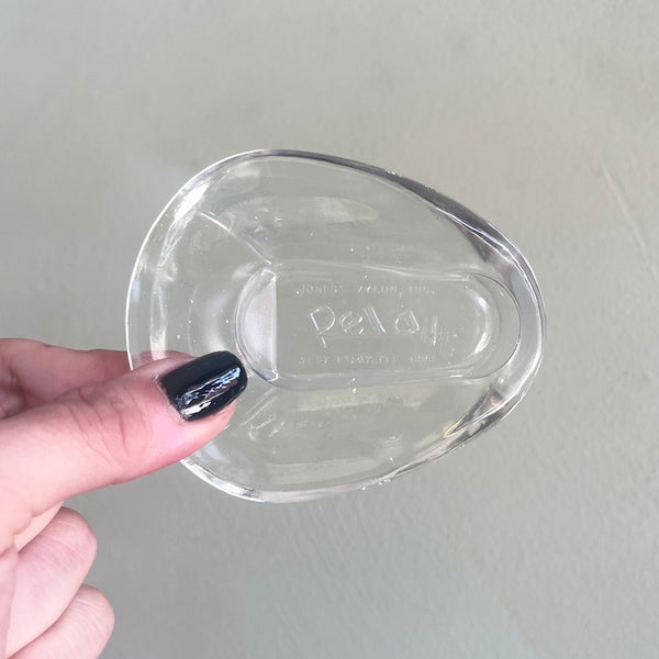 Crystal Bed Pan Ashtray - Vintage 1950's