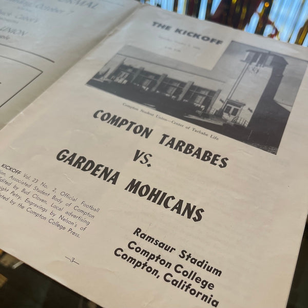 Vintage 1950's Compton vs. Gardena