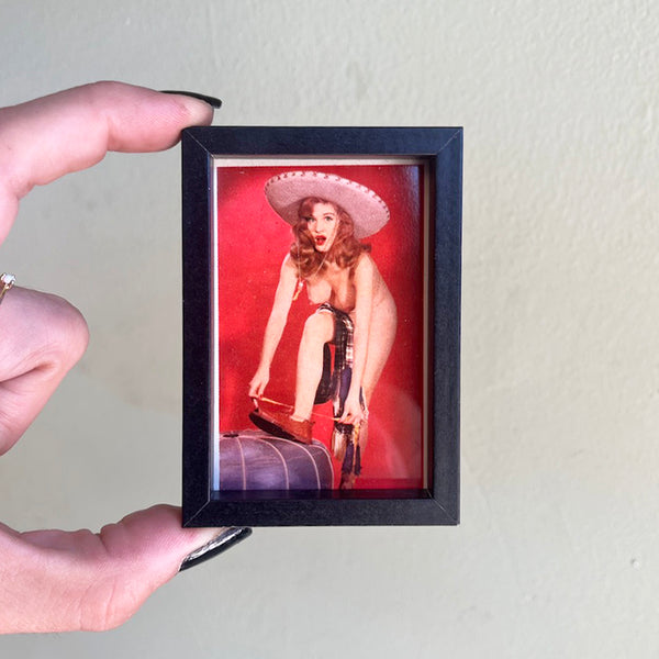Vintage Mini Pin Up Girl Prints