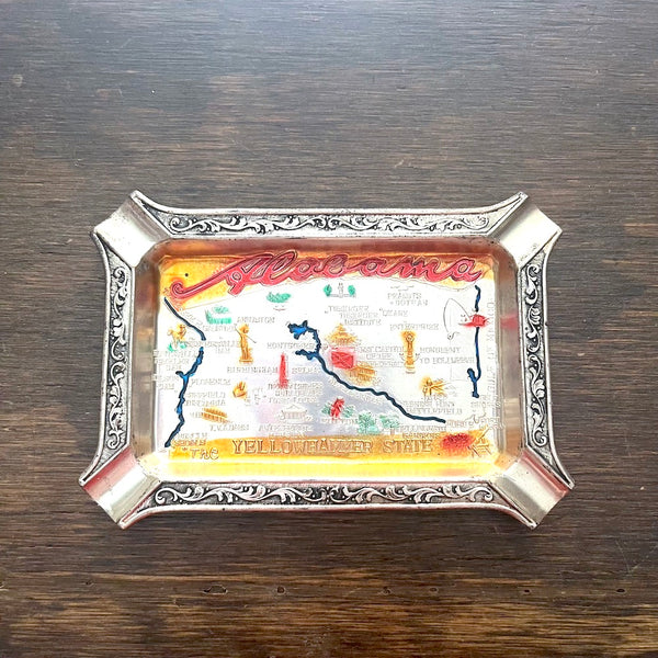 Vintage Souvenir State Ashtrays