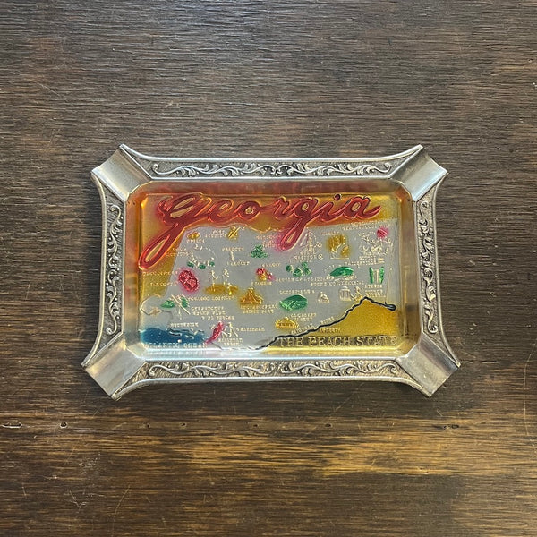 Vintage Souvenir State Ashtrays