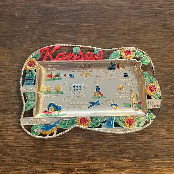 Vintage Souvenir State Ashtrays