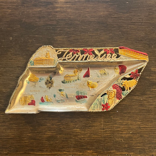 Vintage Souvenir State Ashtrays