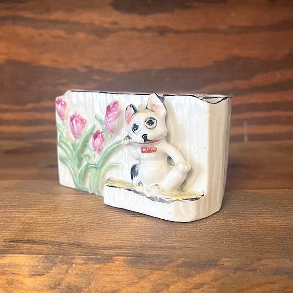 Puppy Garden Ashtray - Vintage 1940's