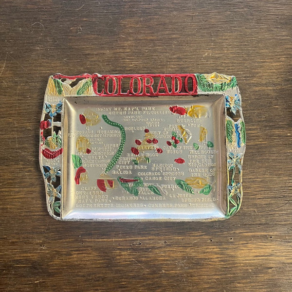 Vintage Souvenir State Ashtrays