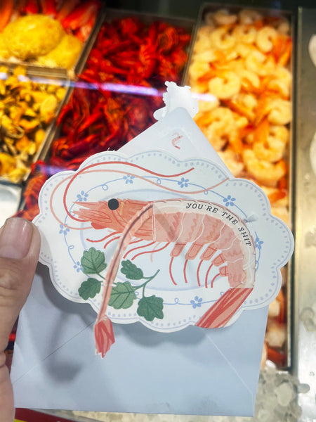 You're The Shit! Shrimp Pop-Up Card