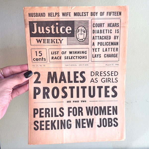 Justice Weekly - Vintage 1966