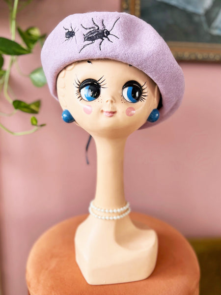 Lilac Roach Beret