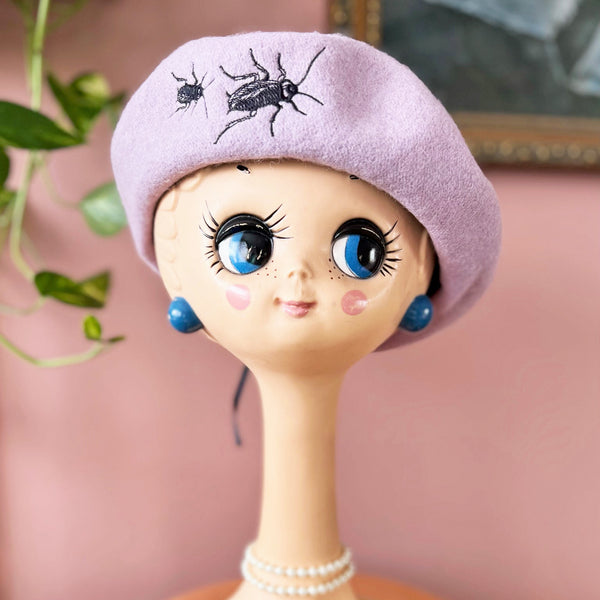 Lilac Roach Beret