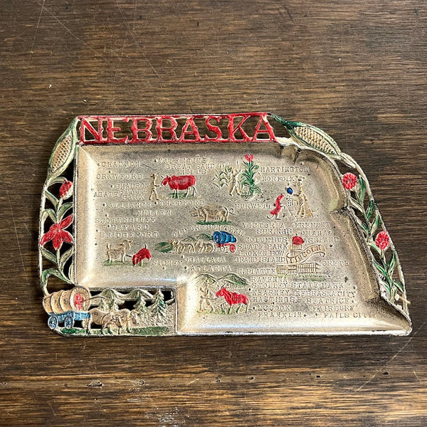 Vintage $5 State Ashtrays