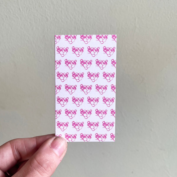 Mini Card & Dime Bag - Pink Panther