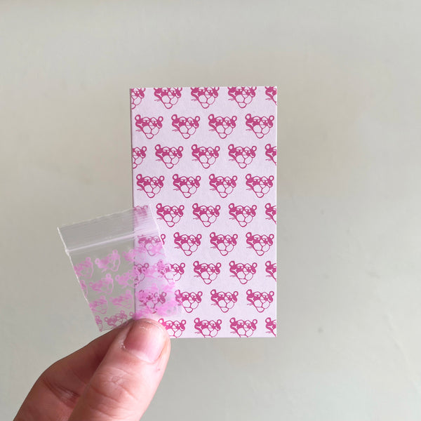 Mini Card & Dime Bag - Pink Panther