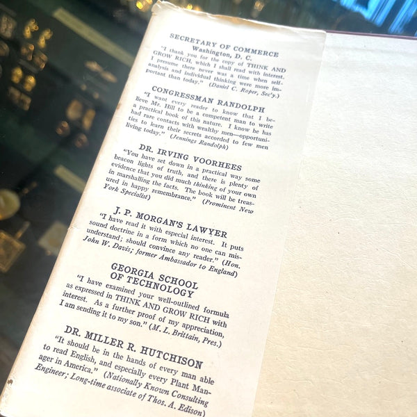 Think & Grow Rich - Vintage 1945