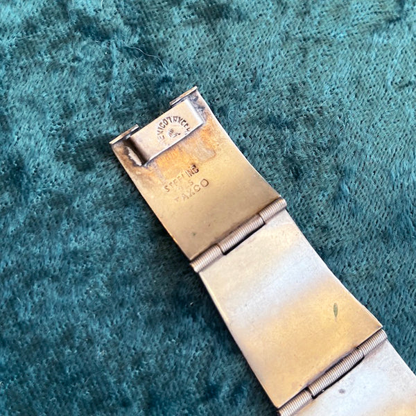Vintage 1940's Sterling Aztec Bracelet