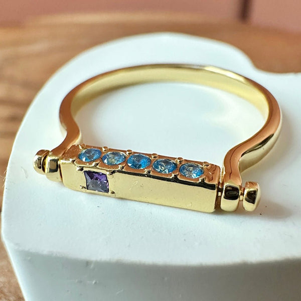 Crystal Spinning Ring