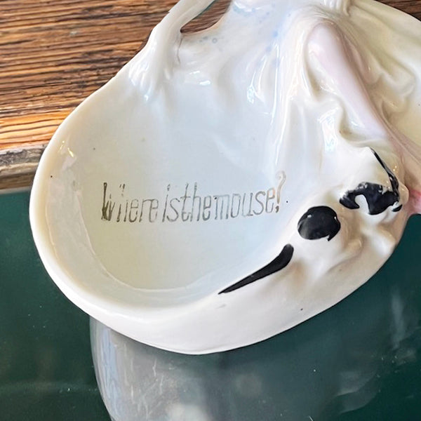 Vintage 50's Naughty Mouse Dish