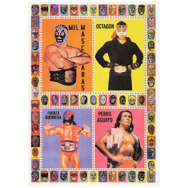 Lucha Libre Postcard