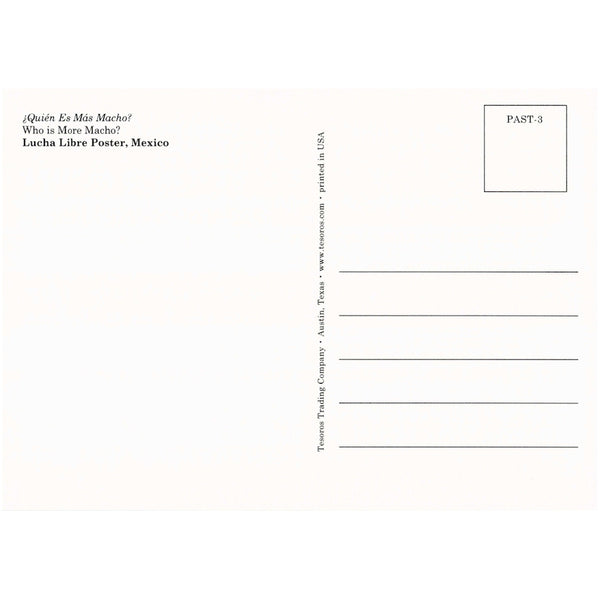 Lucha Libre Postcard