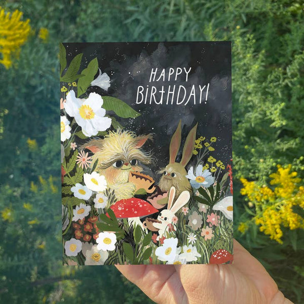 Happy Birthday Little Creatures Card
