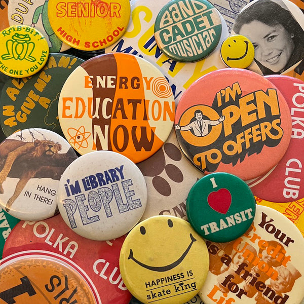 Vintage Funny & Strange Buttons
