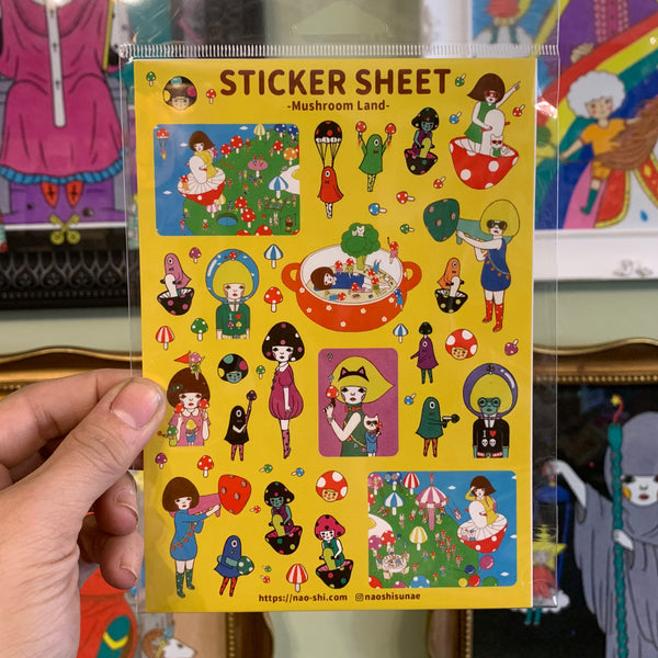 Sticker Sheets by Naoshi