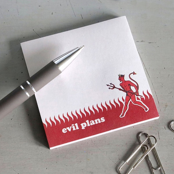 Evil Plans Sticky Notes