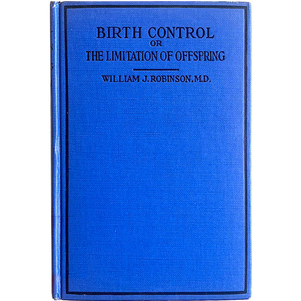 Birth Control or the Limitation of Offspring - Vintage 1933