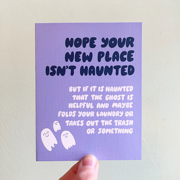 New Home - Haunted Housewarming Card