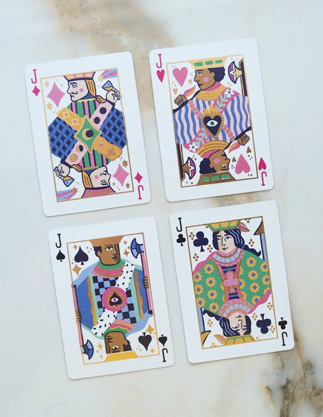 Golden Royals Playing Cards