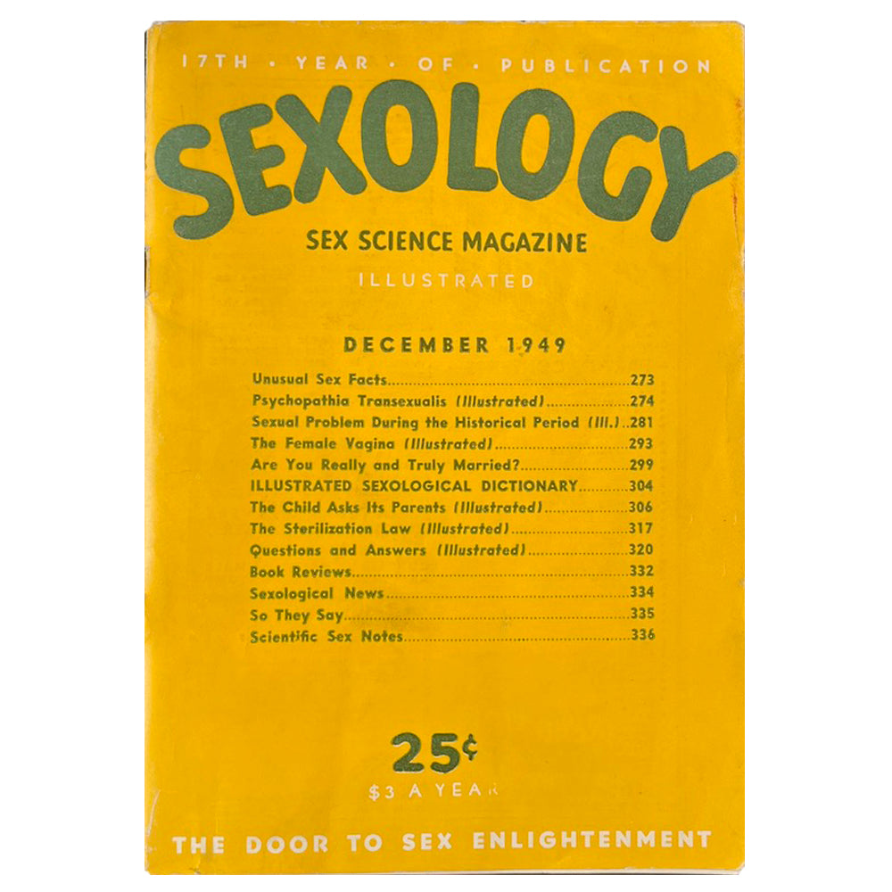 Sexology: America's First Sex Ed Magazine - Vintage December 1949