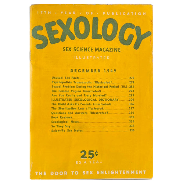 Sexology: America's First Sex Ed Magazine - Vintage December 1949