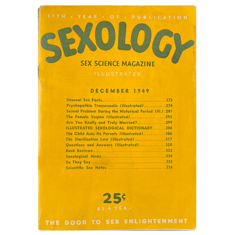 Sexology: America's First Sex Ed Magazine - Vintage December 1949