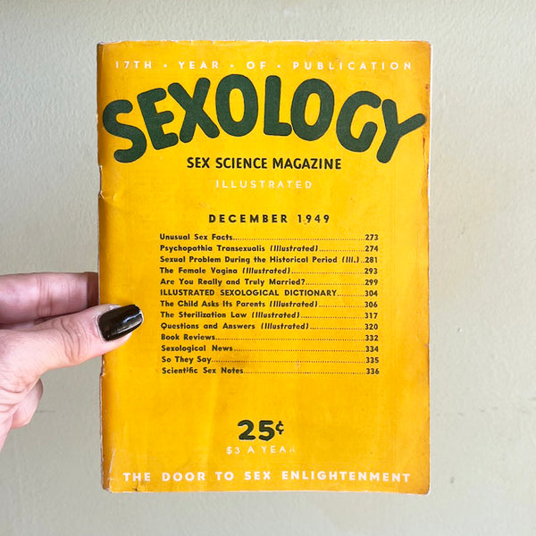 Sexology: America's First Sex Ed Magazine - Vintage December 1949