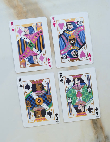 Golden Royals Playing Cards